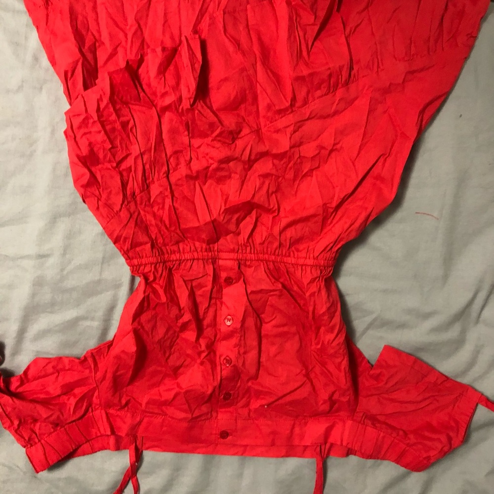 ASOS strapless ruffle dress!